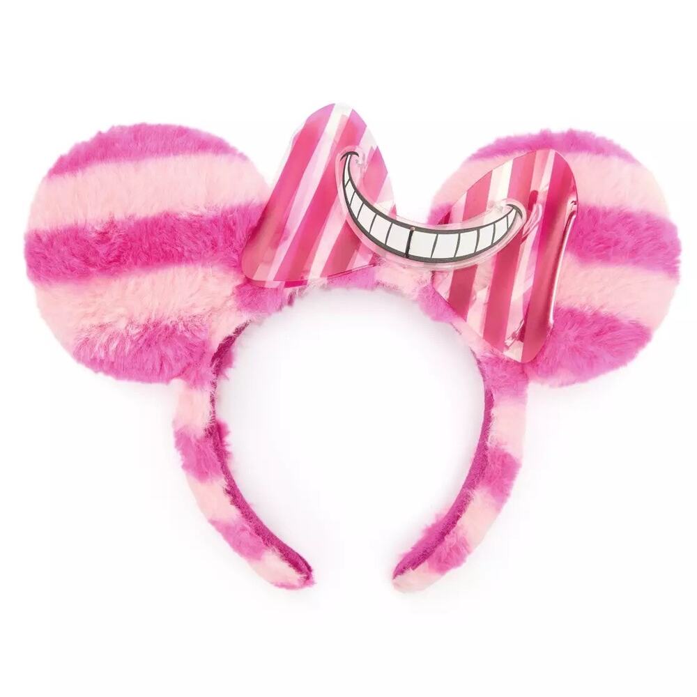 Disney Parks Cheshire Plush Ear Headband for Adults – Alice in Wonderland- NWT